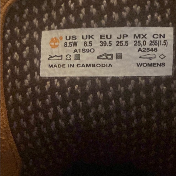 Timberland limited edition Women's Camel Wedge Ankle Boots Like New NO Box - Picture 6 of 14